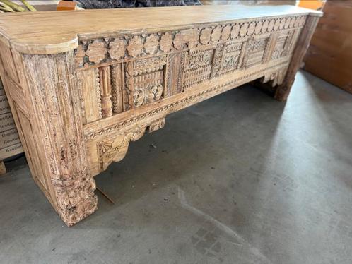 Waanzinnig gaaf India/Ibiza style sidetable, Huis en Inrichting, Tafels | Sidetables, Nieuw, 25 tot 50 cm, Rechthoekig, Ophalen