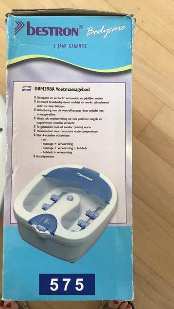 Voetmassagebad met massagerollen beschikbaar voor biedingen