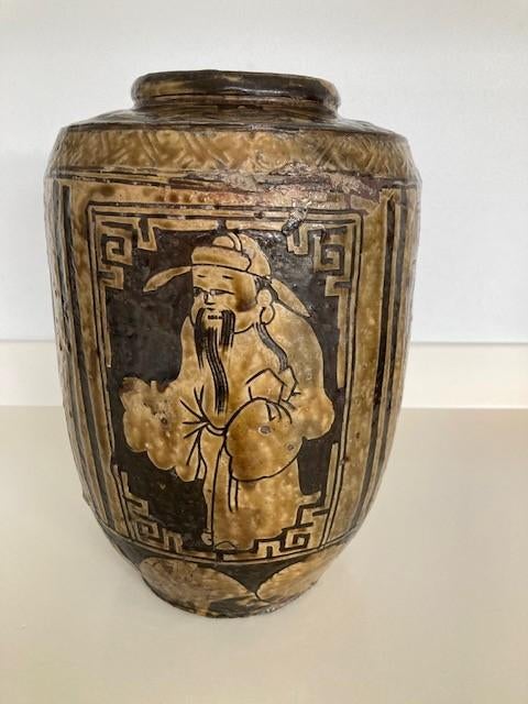 Chinese voorraad pot, vóór 1949, Ophalen