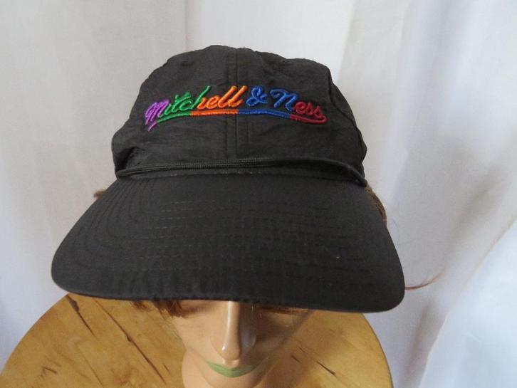 zwarte Mitchell & Ness pet, Kleding | Heren, Hoeden en Petten, Gedragen, Pet, One size fits all, Ophalen of Verzenden