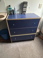 Vintage IKEA Robin ladekast klassiek Blauw, Huis en Inrichting, Kasten | Dressoirs, Ophalen, Overige materialen, Gebruikt, 50 tot 100 cm