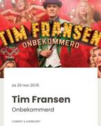 Cabaretshow Tim Fransen, Tickets en Kaartjes, Drie personen of meer