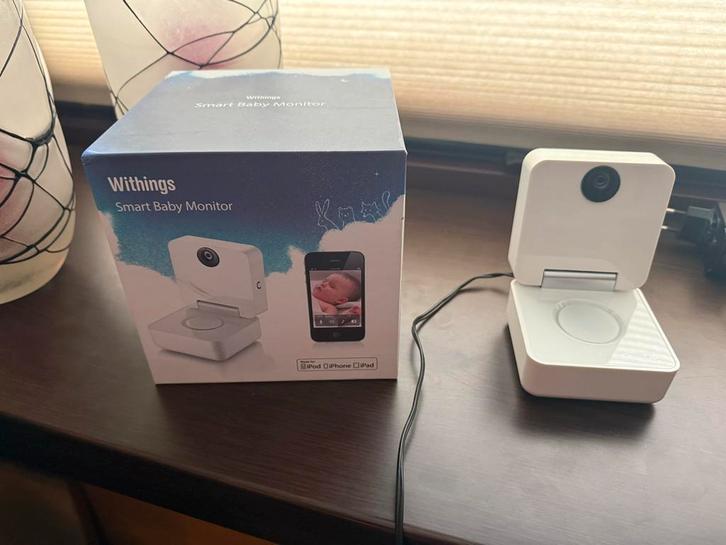 Withings Smart Baby Monitor - Camera met Terugspreekfunctie, Kinderen en Baby's, Babyfoons, Gebruikt, 100 tot 250 meter, Camera