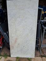 Massieve retro vintage Marmeren dike plaat met bokken, Doe-het-zelf en Verbouw, Platen en Panelen, Ophalen of Verzenden, Zo goed als nieuw
