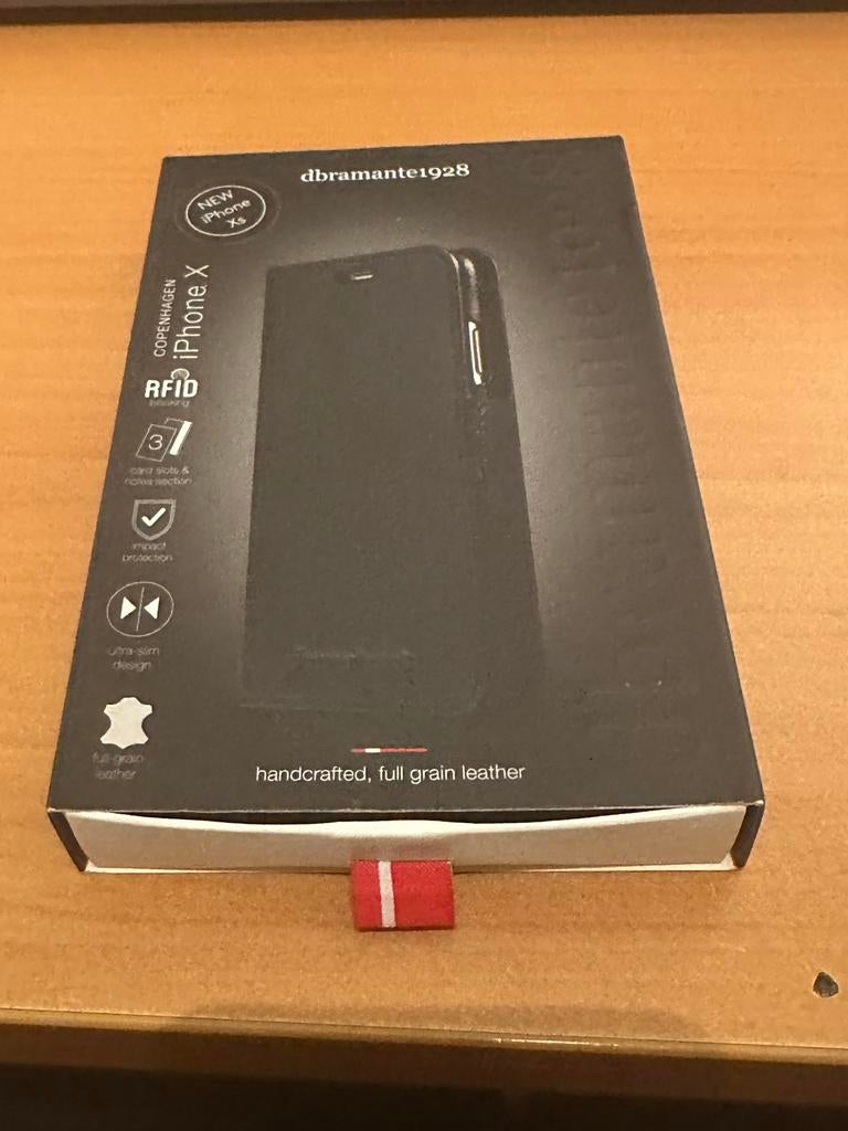 iPhone XS Leren Hoesje - Nieuw, Ophalen of Verzenden, Nieuw, IPhone XS, Hoesje of Tasje