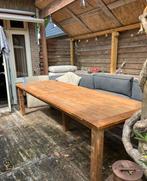 Teakhouten eettafel 3 m, Ophalen, Gebruikt, 200 cm of meer, 50 tot 100 cm