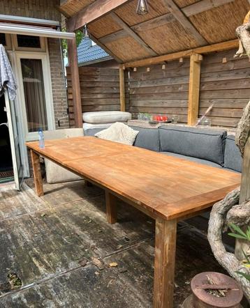 Teakhouten eettafel 3 m beschikbaar voor biedingen