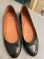 Ballerinas mt 39 Manfield echt leer zwart, Ophalen, Zo goed als nieuw, Zwart, Instappers