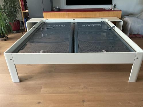 Auping 180-200-48cm. Hoog Alpinewit, Huis en Inrichting, Slaapkamer | Bedden, Zo goed als nieuw, Tweepersoons, 180 cm, 200 cm