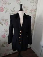 Elegante marineblauwe blazer met gouden knopen, Kleding | Dames, Maat 38/40 (M), Blauw, Ophalen of Verzenden, Zo goed als nieuw