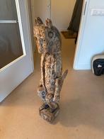 Houten Beeld van een kat, Ophalen of Verzenden