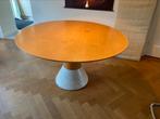 ARCO design eettafel rond /ovaal uitschuifbaar marmeren voet, Ophalen of Verzenden, Zo goed als nieuw, Vijf personen of meer, Rond