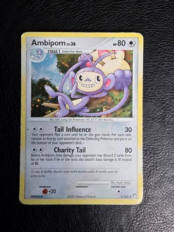 Ambipom lv36 #3 diamond pearl mysterious treasures holo  beschikbaar voor biedingen