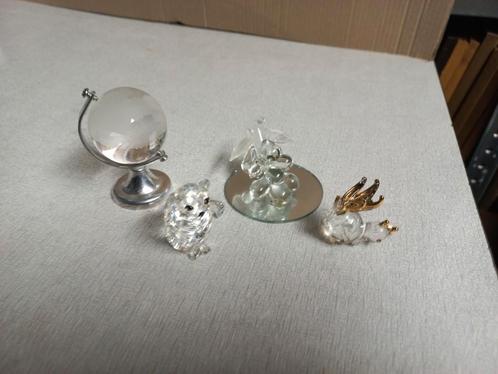 Swarovski kristal 4 stuks., Verzamelen, Swarovski, Zo goed als nieuw, Ophalen of Verzenden
