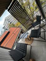 JYSK Loungeset 4 pers. + glazen tafel, Ophalen, Gebruikt, Metaal