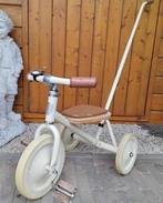 Banwood driewieler met duwstang crème, Ophalen, Zo goed als nieuw, Banwood, Duwstang