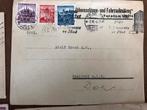 4 Duitse bezetting enveloppen 1940, Ophalen of Verzenden, Envelop
