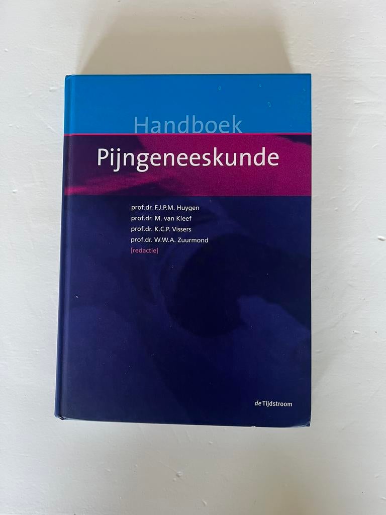 Handboek pijngeneeskunde, Ophalen of Verzenden, Zo goed als nieuw