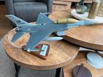 Mahoniehouten schaalmodel F-16D Falcon USA, Ophalen, Zo goed als nieuw, Schaalmodel