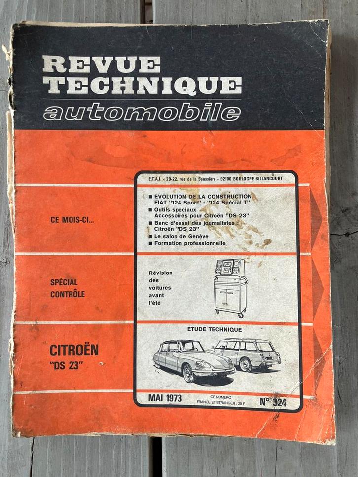 Werkplaatsboek Citroën DS 23 Revue Technique 1973, Boeken, Auto's | Boeken, Gelezen, Citroën, Ophalen of Verzenden