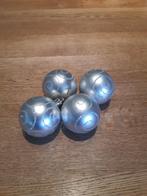 4 kerstballen zilverkleur, Ophalen of Verzenden, Zo goed als nieuw