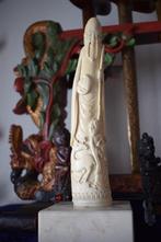 18th/19th Century Chines Ivory with CITES DOCUMENT , ivoren, Antiek en Kunst, Kunst | Niet-Westerse kunst, Verzenden