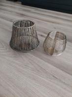 2 Light & Living Windlichten voor Waxinelichtjes, Bruin, Ophalen of Verzenden, Zo goed als nieuw, Metaal