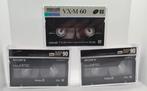 2 Sony Metal MP90 Video 8 en 1 maxell vx-m 60, Cd's en Dvd's, Cassettebandjes, Gebruikt, Ophalen of Verzenden