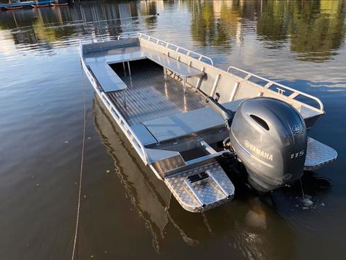 Aluminiumjon van 6 meter , zie voorbeelden., Watersport en Boten, Motorboten en Motorjachten, Nieuw, Aluminium, 6 tot 9 meter