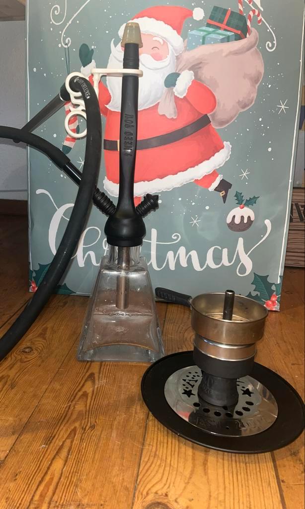 Amy Deluxe Waterpijp + Kooltjes Starter, Huis en Inrichting, Lampen | Tafellampen, Gebruikt, 50 tot 75 cm, Glas, Ophalen of Verzenden