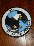 Militair Insignia 311 UT AQUILA PRAEDANS., Verzamelen, Ophalen of Verzenden, Luchtmacht, Nederland, Embleem of Badge