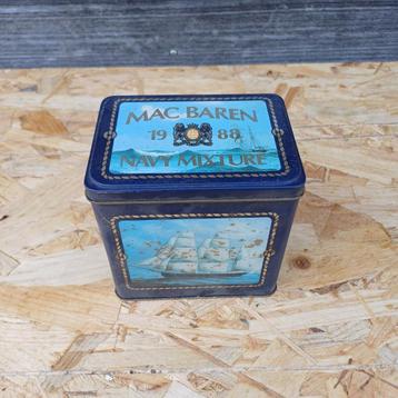Vintage blik Mac Baren Navy Mixture pijptabak beschikbaar voor biedingen