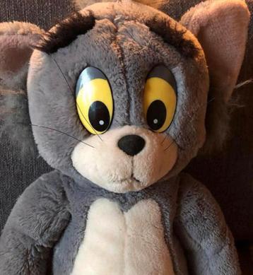 XXL Vintage Tom van Tom & Jerry knuffel 60 cm groot beschikbaar voor biedingen