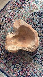 Teakhouten schaal 40 cm, Ophalen of Verzenden, Zo goed als nieuw, Rond, Hout