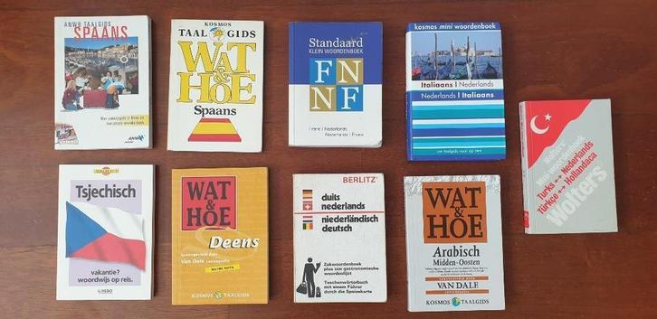 Taalgidsjes Spaans, Italiaans en Duits, Boeken, Reisgidsen, Zo goed als nieuw, Reisgids of -boek, Europa, Overige merken, Ophalen of Verzenden
