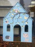 Vrolijk Speelhuisje met Dieren, Ophalen of Verzenden, Gebruikt, Hout