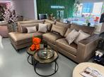 Luxe Velvet Hoekbank King 220x310cm NIEUW - Uniek Taupe New, Nieuw, 300 cm of meer, 150 cm of meer, Stof