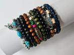 10 Mooie Kralen Armbandjes - Elastisch, Overige kleuren, Nieuw, Ophalen of Verzenden, Elastiek