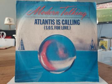 7" Single Modern Talking - Atlantis Is Calling + Instrumenta beschikbaar voor biedingen