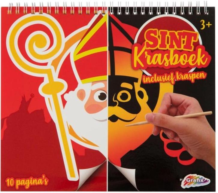 PARTIJ SINT KRASBOEK INCL KRASPEN, Diversen, Sinterklaas, Nieuw, Ophalen of Verzenden