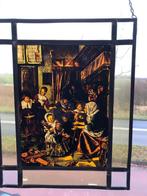 Jan Steen glas in lood raamhanger, Ophalen