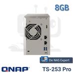 NAS QNAP TS-253 Pro 8GB refurbished, Info@qnap.com, QNAP, Ophalen of Verzenden, Zo goed als nieuw
