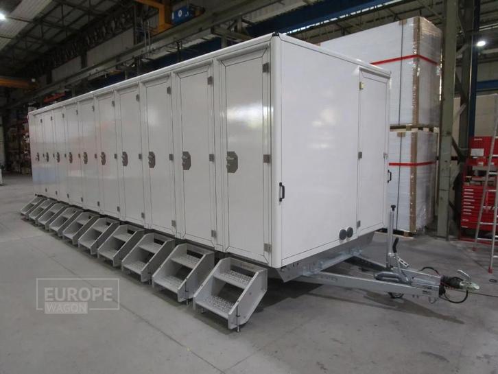 GLOBAL evenementen toiletwagen 14 of 20 toiletten (bj 2025), Zakelijke goederen, Machines en Bouw | Keten en Containers
