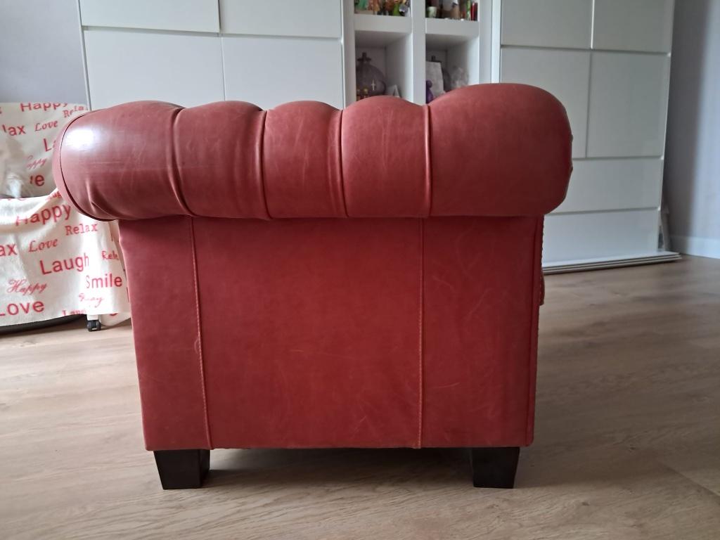 Stoel, Huis en Inrichting, Stoelen, Ophalen, Leer, Zo goed als nieuw, Eén