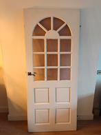 Massief houten opdek- binnendeur, Ophalen, Gebruikt, 80 tot 100 cm, Binnendeur