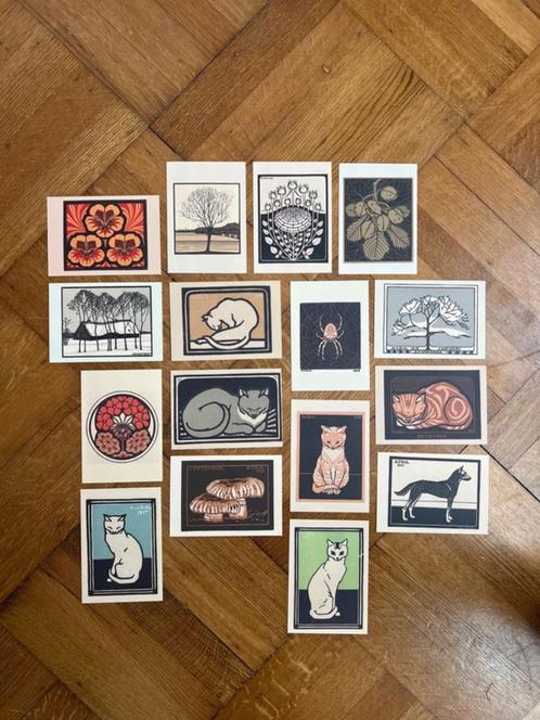 16 wandkunstkaarten - Julie de Graag deel 2, Antiek en Kunst, Kunst | Overige Kunst, Verzenden