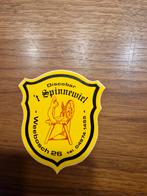 1990 Sticker Discobar 't Spinnewiel Weebosch, Ophalen of Verzenden, Gebruikt