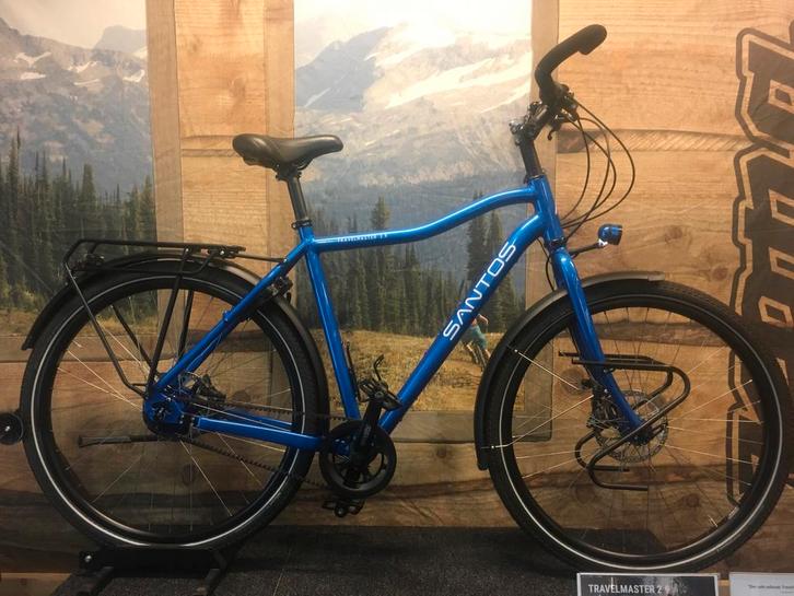 Santos Travelmaster 2.9 - Blauw, Fietsen en Brommers, Fietsen | Heren | Sportfietsen en Toerfietsen, Nieuw, Overige merken, 10 tot 15 versnellingen