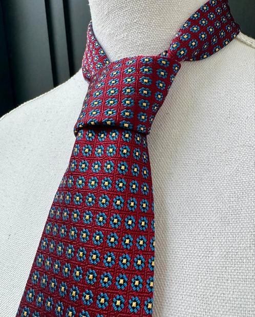 Vintage Meddens by John Comfort 100% zijden stropdas, Kleding | Heren, Stropdassen, Ophalen of Verzenden