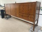 brutalistische vintage wenge dressoir, Ophalen, Gebruikt, 25 tot 50 cm, 150 tot 200 cm